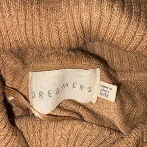 Dreamers Men's Brown Turtleneck Sweater